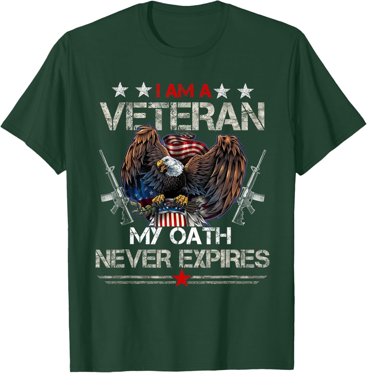 U.S.Army Veteran for Veteran Day Gift T-Shirt - T-Shirt | Forest