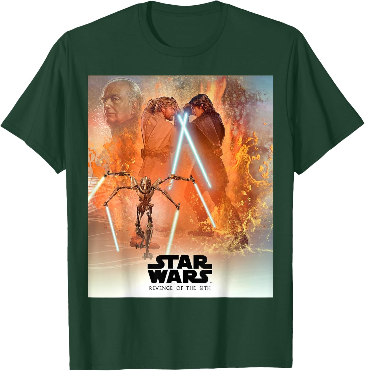 Star Wars Celebration Mural Revenge of the Sith Logo T-Shirt - T-Shirt | Forest