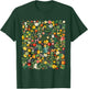 Botanical Fruit and Vegetable, Nature and Food Lovers T-Shirt - T-Shirt | Forest