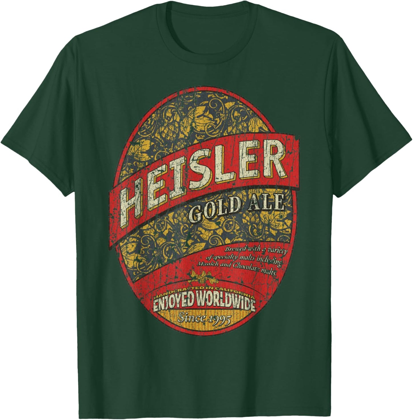 Heisler Gold Ale Beer 1995 T-Shirt - T-Shirt | Forest