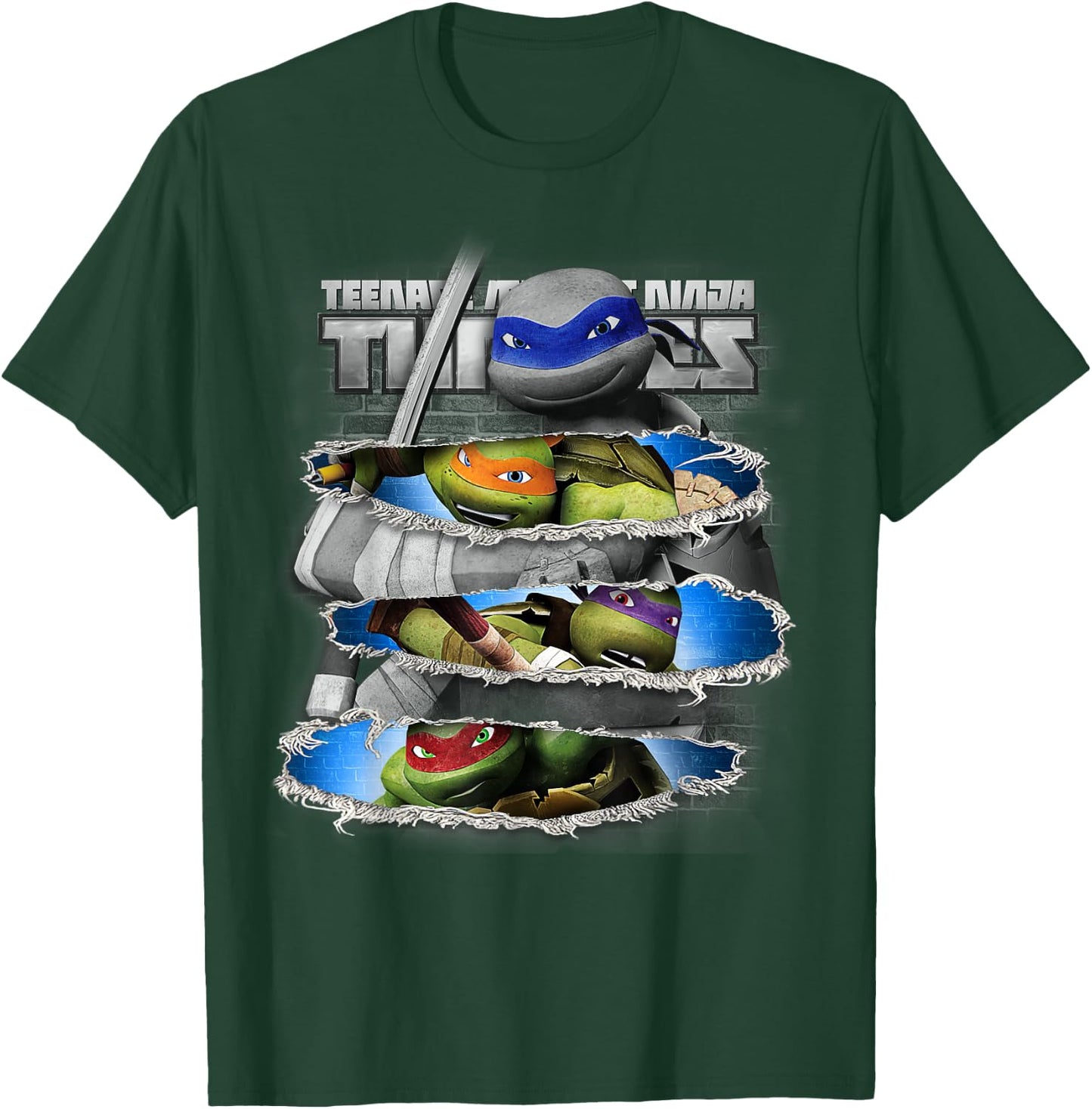Teenage Mutant Ninja Turtles Sword Slice T-Shirt - T-Shirt | Forest