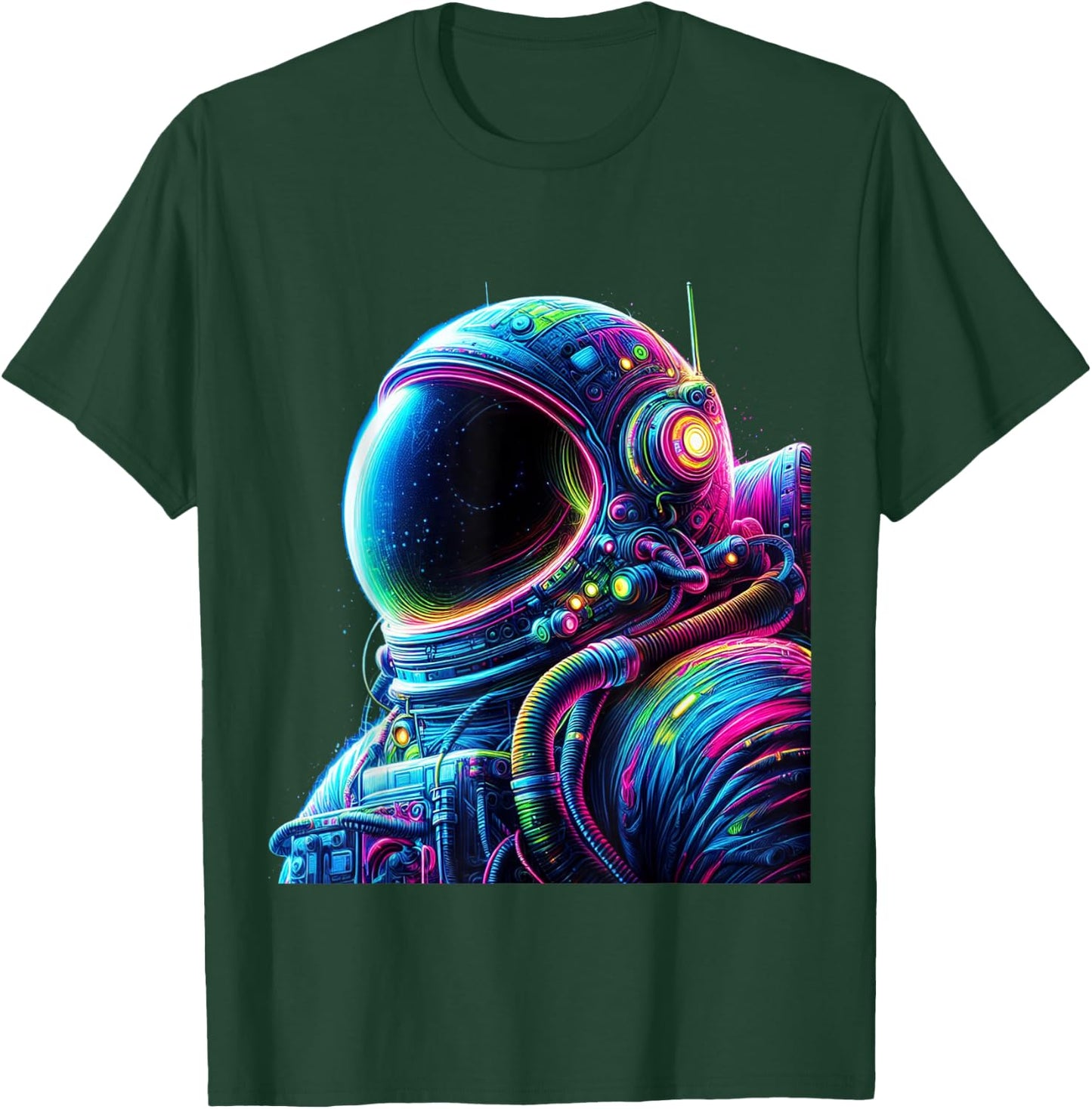 Astronaut Planets Space Colourful Astronaut Suit T-Shirt - T-Shirt | Forest