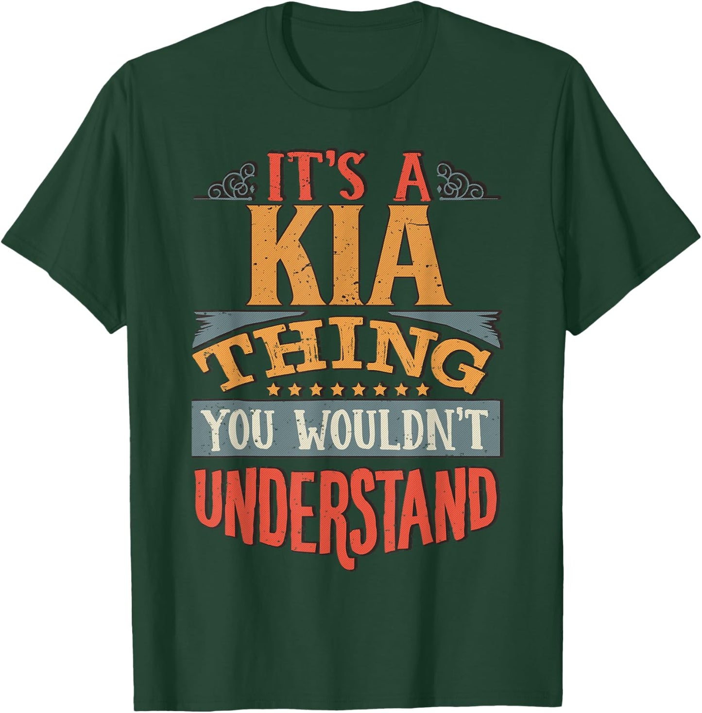 Kia Name T-Shirt - T-Shirt | Forest