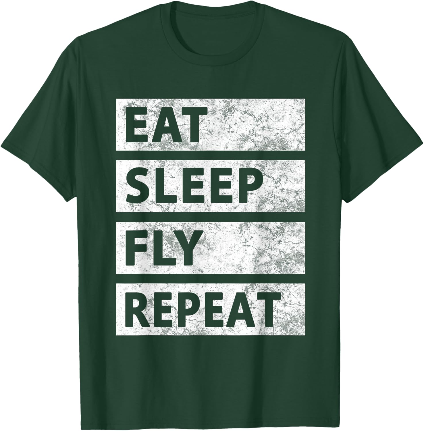 Drone Pilot Eat Sleep Fly Pilot T-Shirt - T-Shirt | Forest