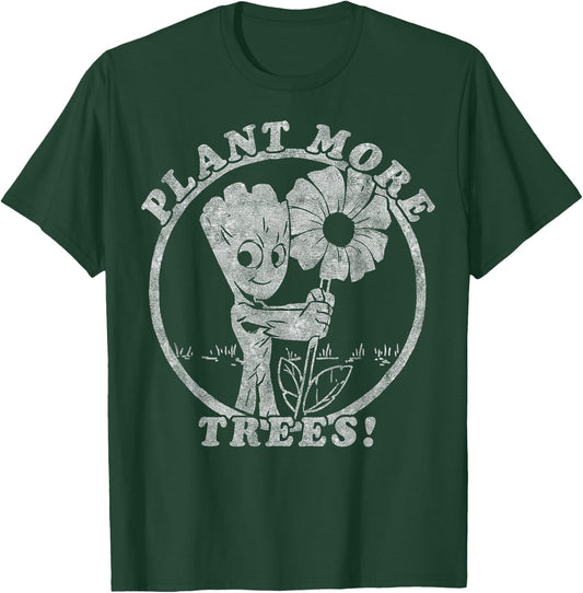 Marvel Guardians Of The Galaxy Groot Plant More Trees T-Shirt - T-Shirt | Forest