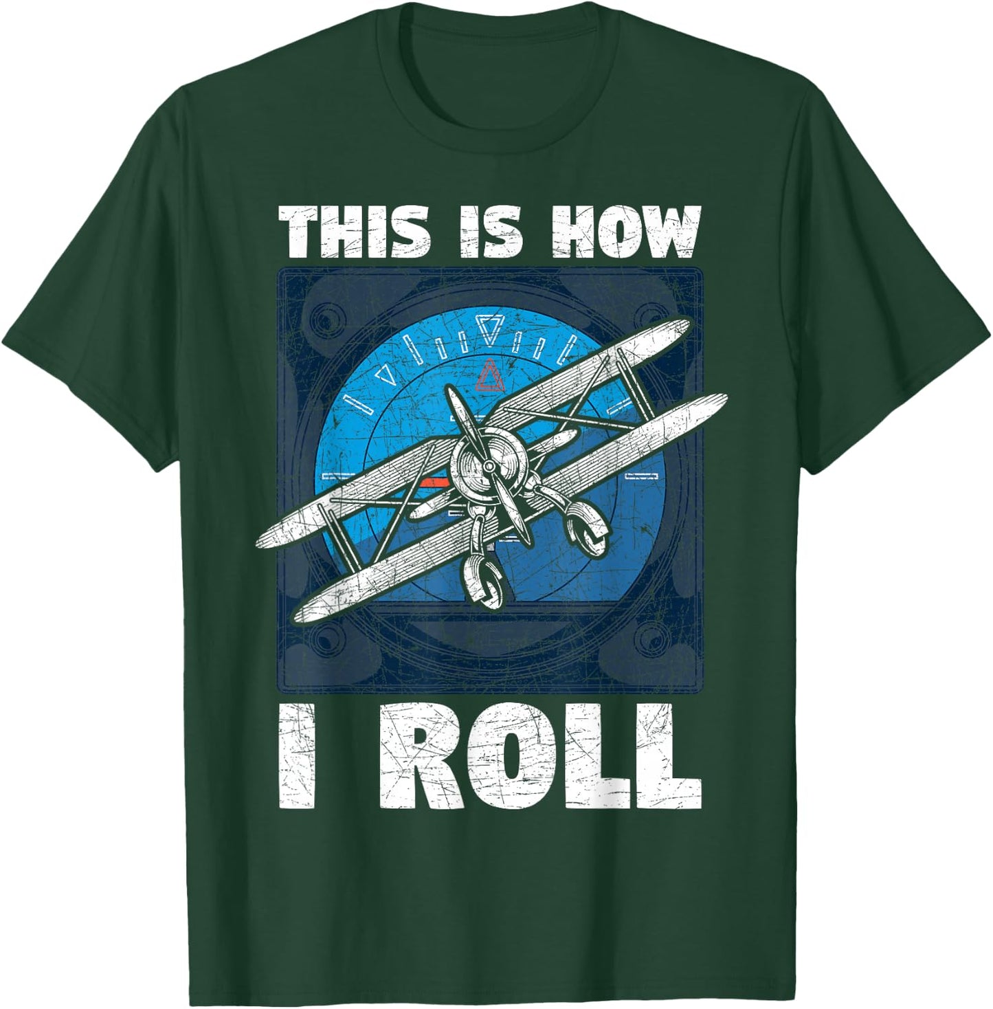 So bin ich nun mal Funny Aeroplane Gift Pilot T-Shirt - T-Shirt | Forest