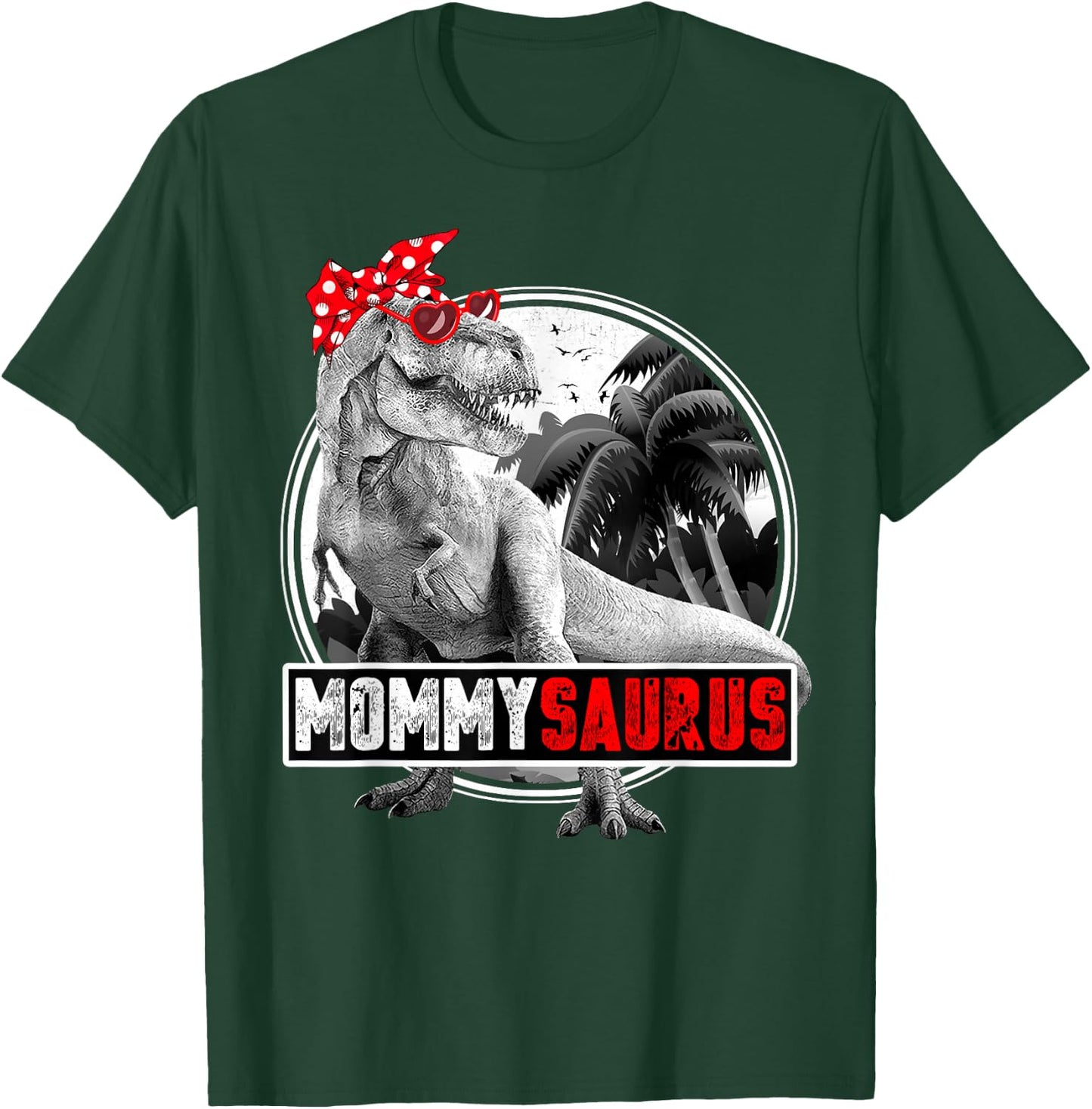 Mommysaurus Mother Dinosaur Shirt for Mom T-Shirt - T-Shirt | Forest