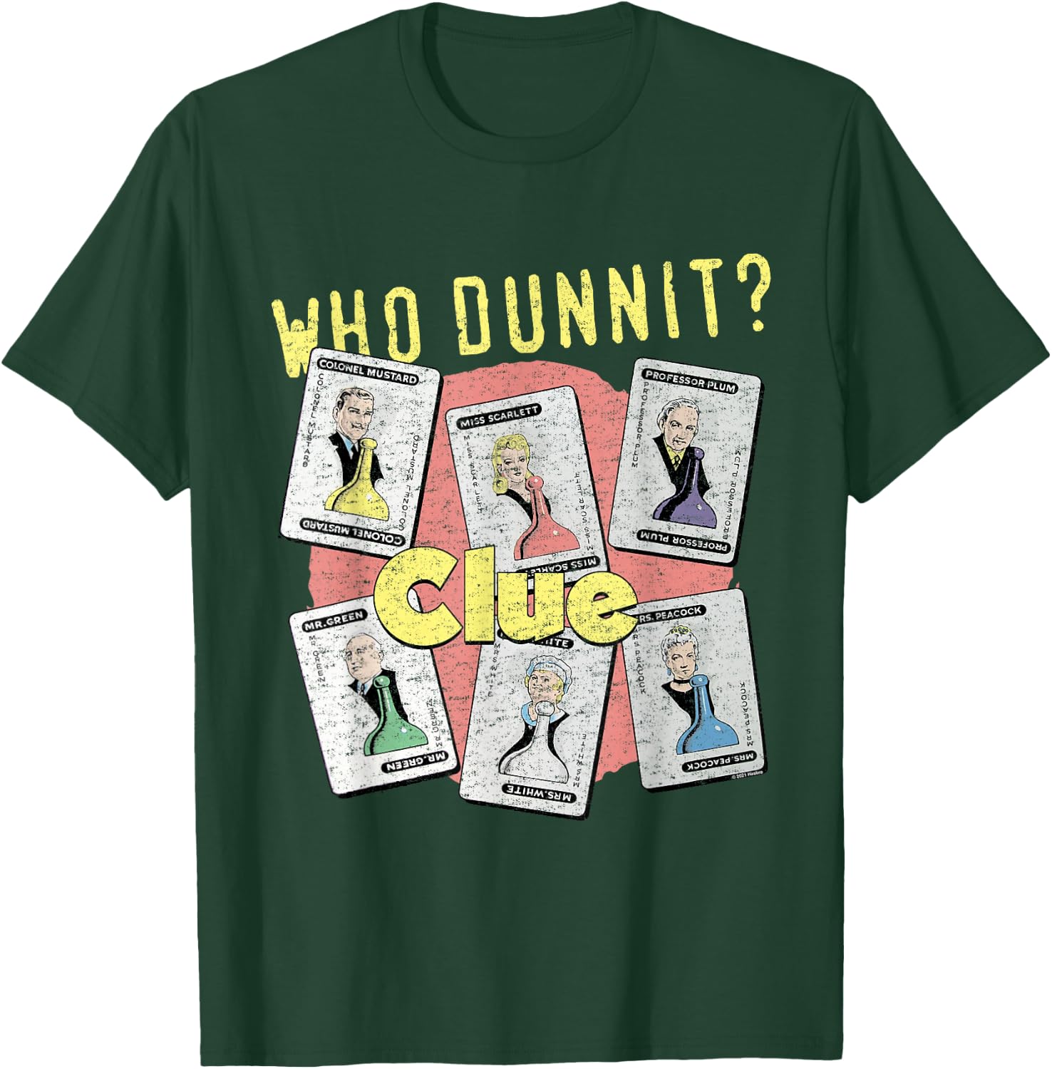 Clue Clue to Who Dunnit T-Shirt - T-Shirt | Forest