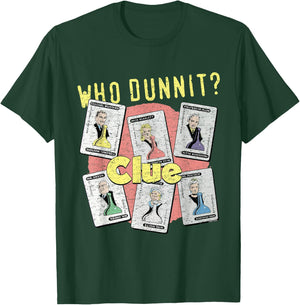 Clue Clue to Who Dunnit T-Shirt - T-Shirt | Forest