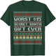 Best Worst $15 Secret Santa Gift Ever Shirt Funny Gift T-Shirt - T-Shirt | Forest