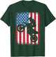 Dirt Bike Motocross Biker American Flag 4th of July Boys Men T-Shirt - T-Shirt | Forest