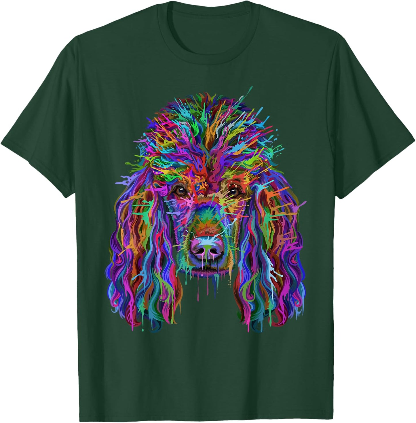 Poodle Splash Gifts for Dog Lovers T-Shirt - T-Shirt | Forest
