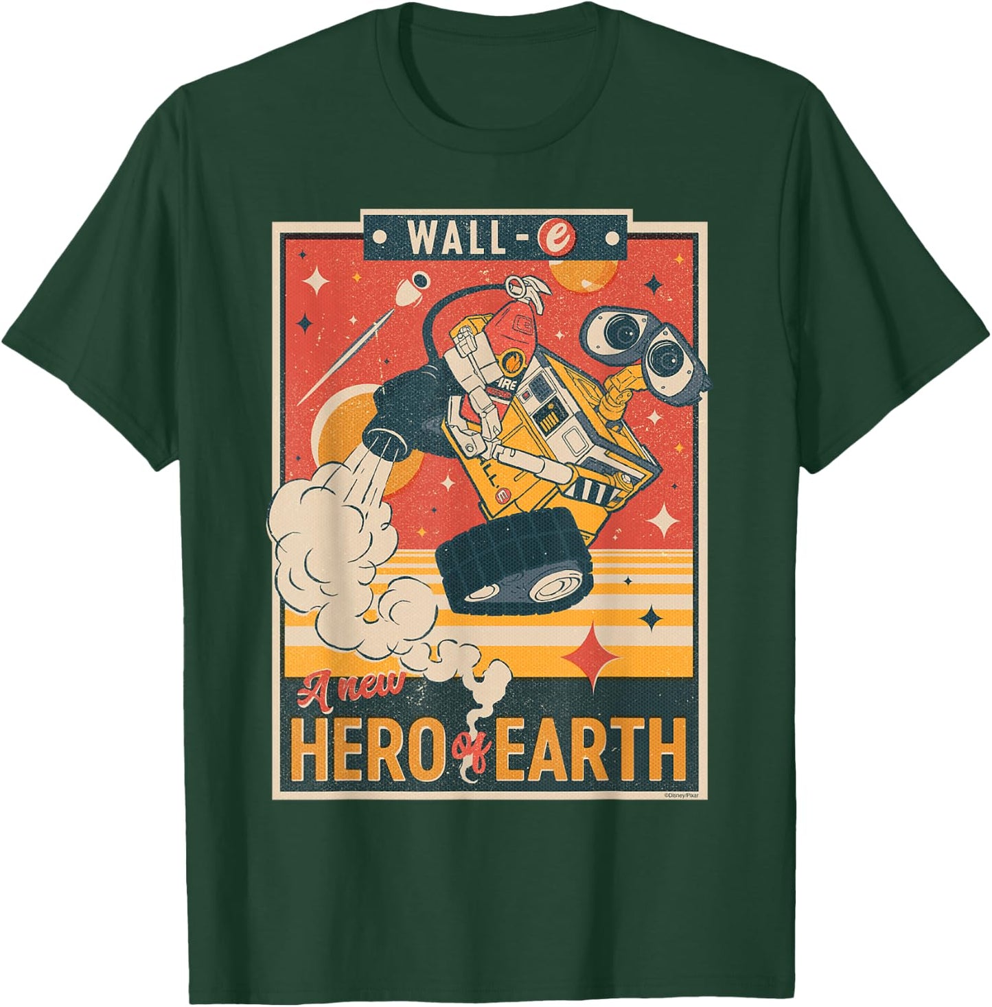 Disney and Pixar’s Wall-E A New Hero of Earth Small T-Shirt - T-Shirt | Forest