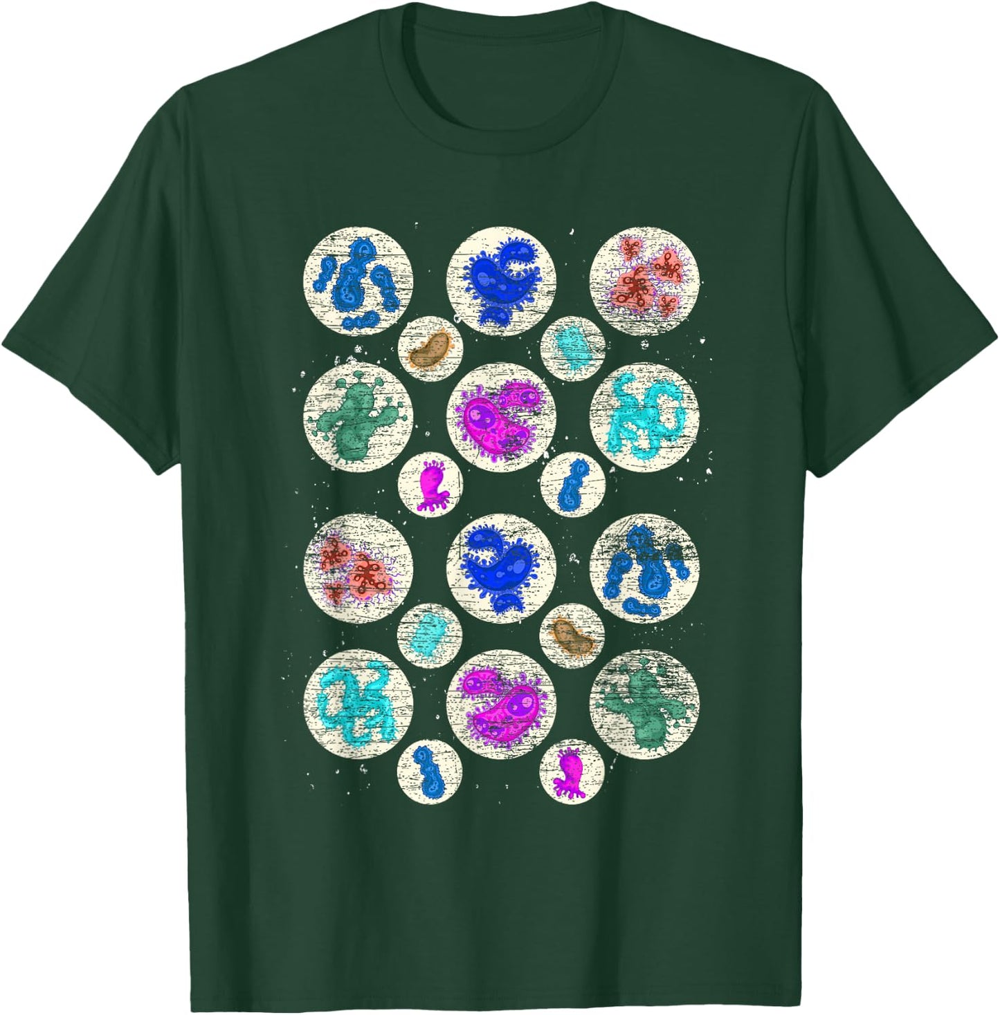 Bacteria Biology Laboratory Microbiologist Science Bacteria T-Shirt - T-Shirt | Forest