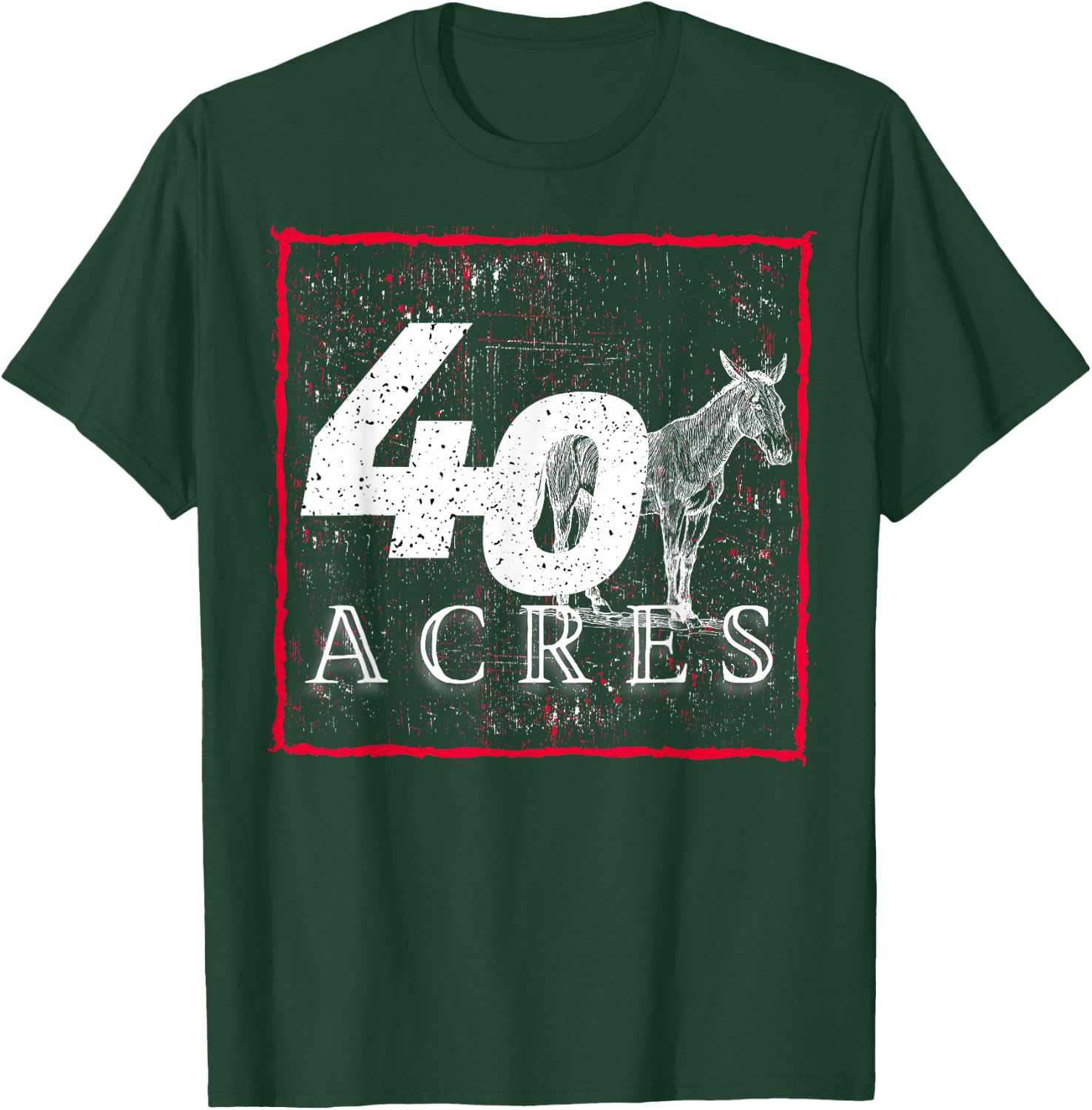 40 Acres And A Mule-Black History T-Shirt - T-Shirt | Forest
