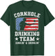 Patriotic Funny Cornhole Drinking Team Sinking and Drinking T-Shirt - T-Shirt | Forest