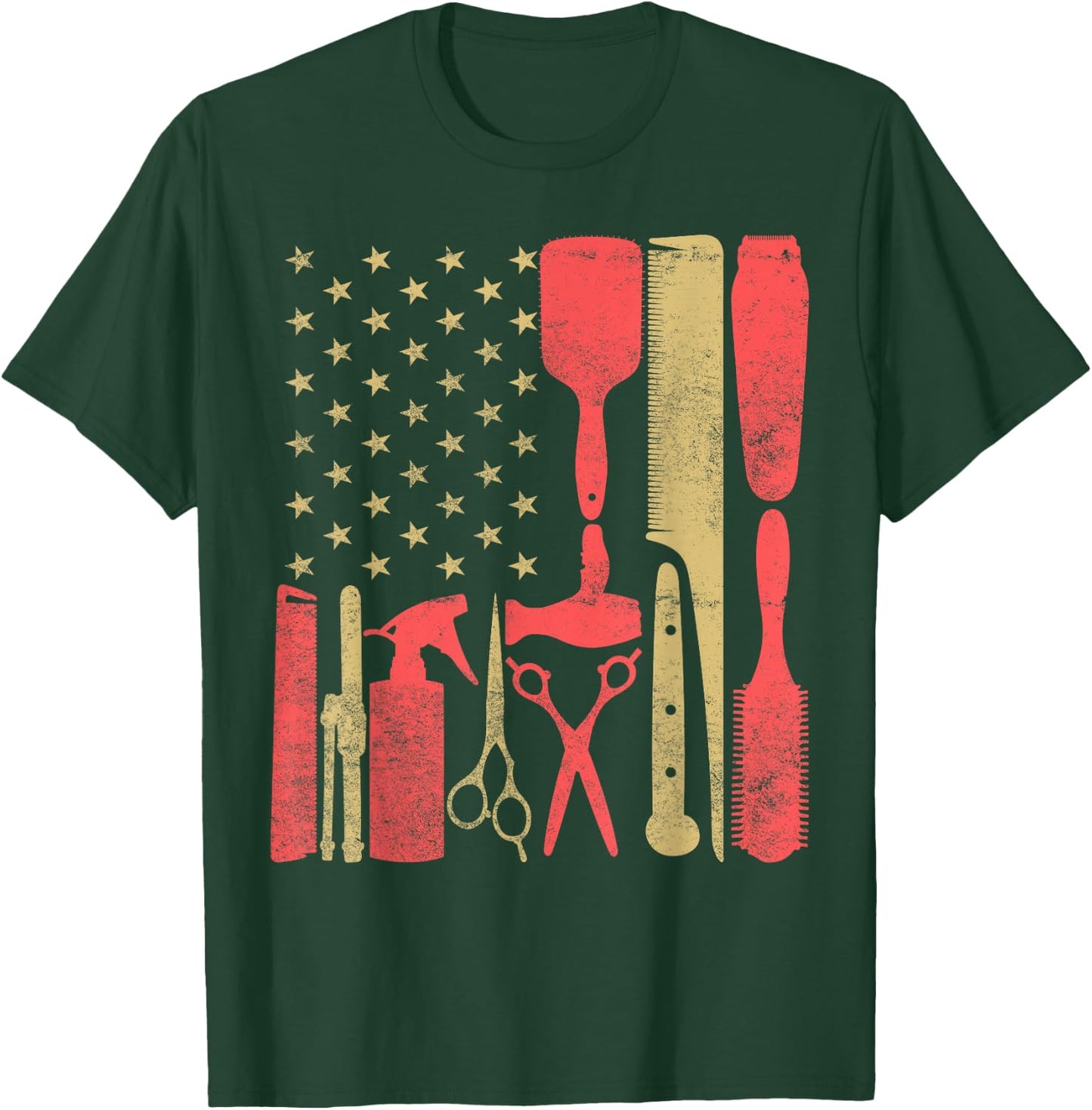 Hairdresser Hairstylist Beautician Hairdressing Hairstyling T-Shirt - T-Shirt | Forest