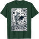 The Reader Tarot Card Funny Book Lover Skeleton Reading Book T-Shirt - T-Shirt | Forest