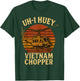 UH 1 Huey Vietnam Chopper T-Shirt - T-Shirt | Forest