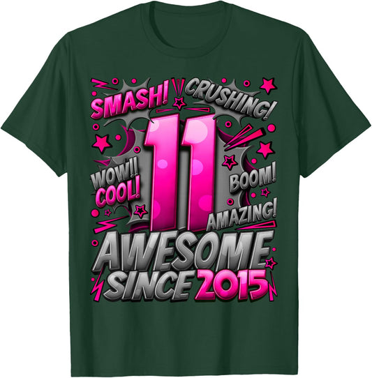 11 Year Old Gifts for Boys 11th Birthday Boy 11 Year Old Boy T-Shirt - T-Shirt | Forest