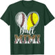 Ball Mimi Heart Baseball Softball Mimi T-Shirt - T-Shirt | Forest