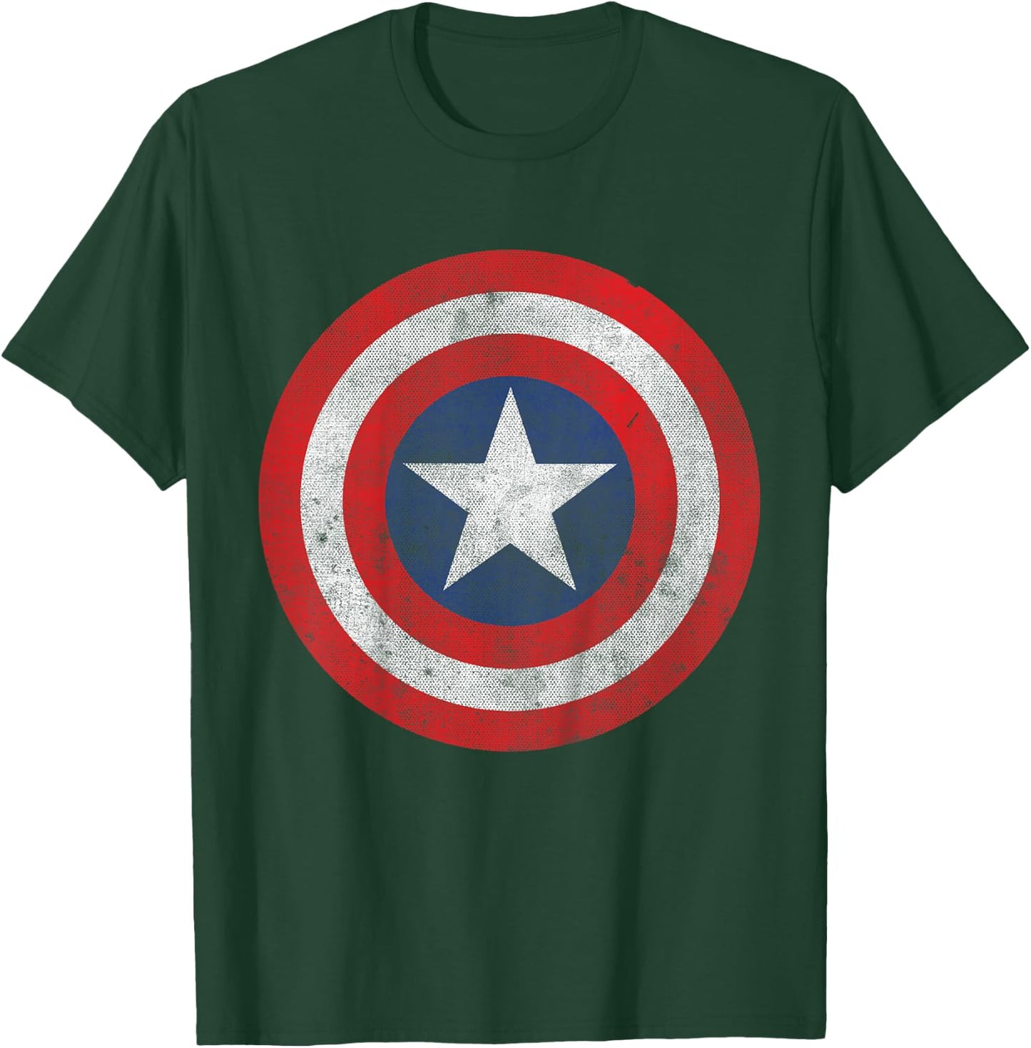 Kids Marvel Captain America Classic Shield Kids Graphic T-Shirt - T-Shirt | Forest