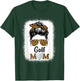 Golf Mom Bleached Leopard Cheetah Print Women Mama Funny T-Shirt - T-Shirt | Forest