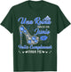 Una Reina Nacio En Junio Cumpleanos Camisa Blue June Queen T-Shirt - T-Shirt | Forest