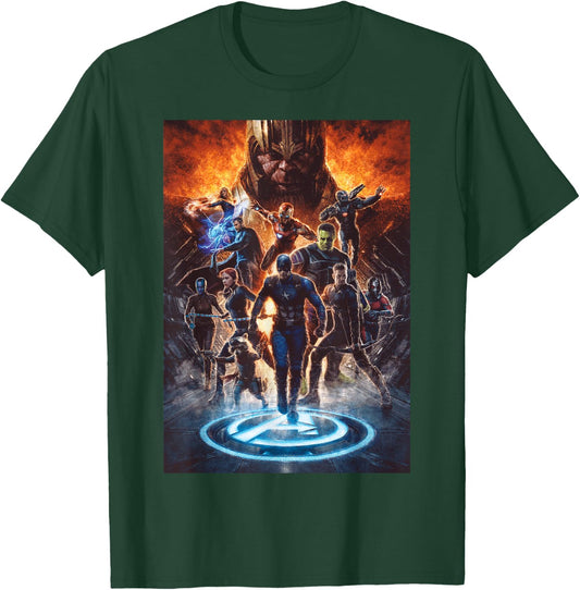 Marvel Avengers: Endgame Earth's Mightiest Heroes Short Sleeve T-Shirt - T-Shirt | Forest
