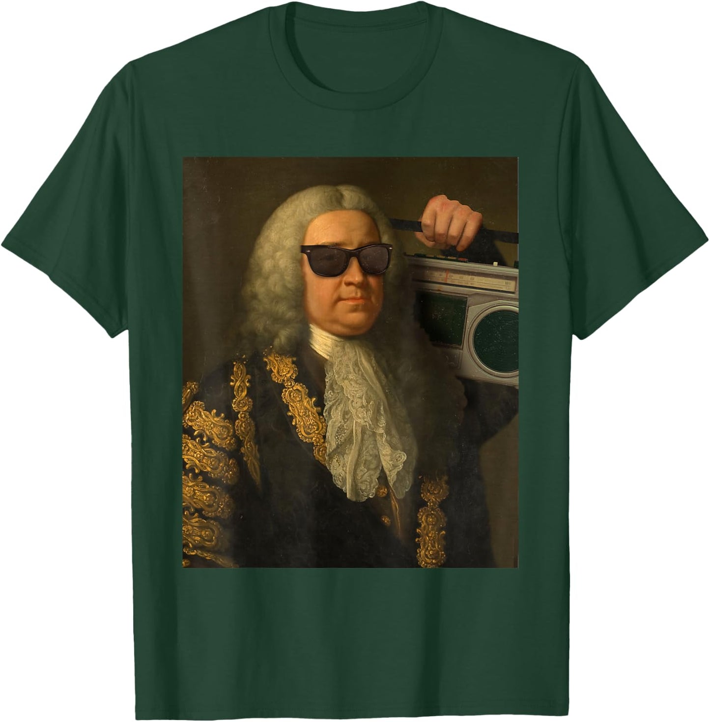 Funny Bach Music Vintage Classical Art Costume T-Shirt - T-Shirt | Forest
