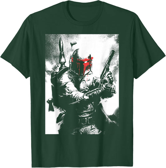 Star Wars Color-pop Vintage Boba Fett T-Shirt - T-Shirt | Forest