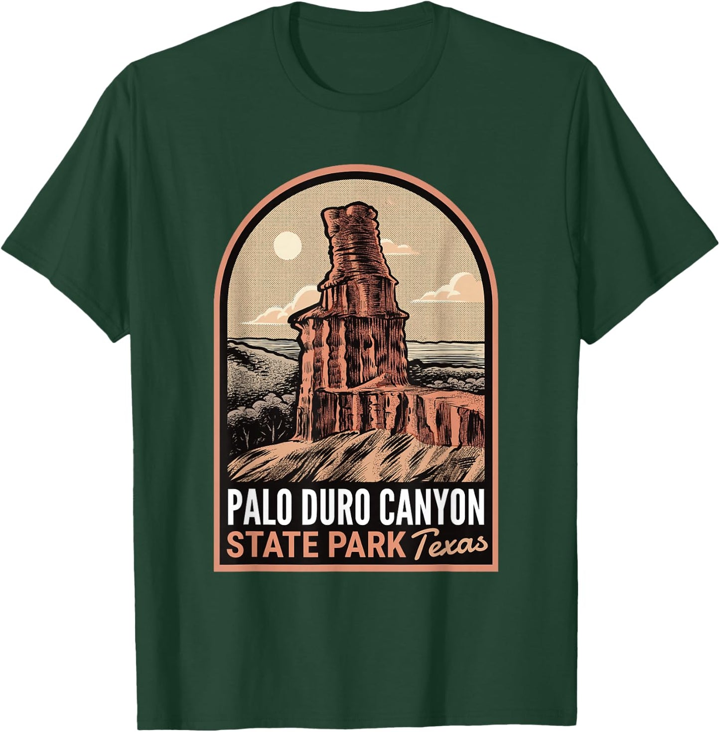 Palo Duro Canyon State Park Texas Vintage T-Shirt - T-Shirt | Forest