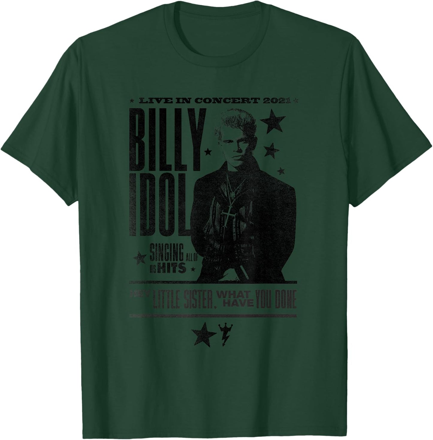 Billy Idol - Live in Concert Small T-Shirt - T-Shirt | Forest