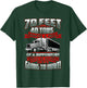 Trucker 70 Feet 40 Ton Power Hell Suppository Truck Driver T-Shirt - T-Shirt | Forest