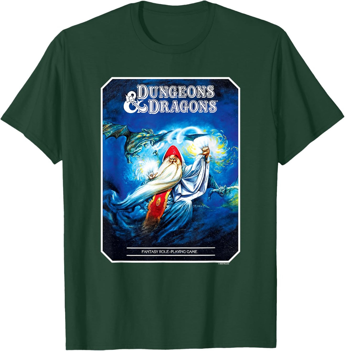 Dungeons & Dragons Vintage Advanced Player's Handbook Small T-Shirt - T-Shirt | Forest