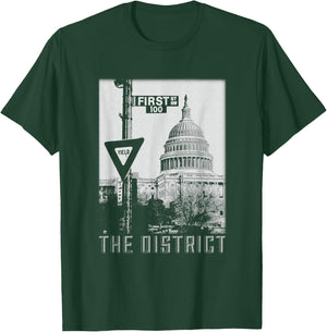 Retro Washington DC Shirt Washington District of Columbia T-Shirt - T-Shirt | Forest