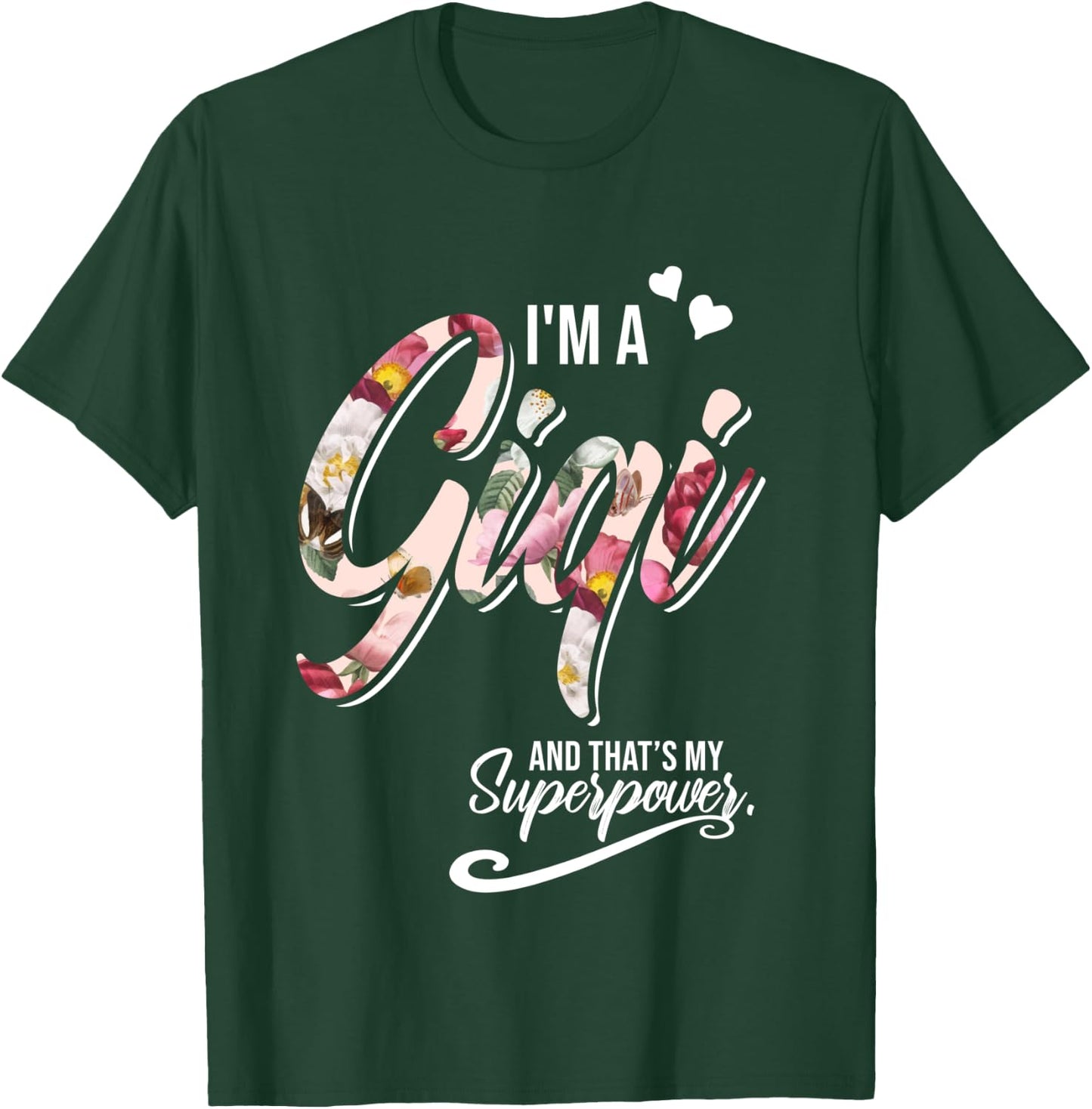 I'm a Gigi and that's my Superpower Christmas Grandma T-Shirt - T-Shirt | Forest