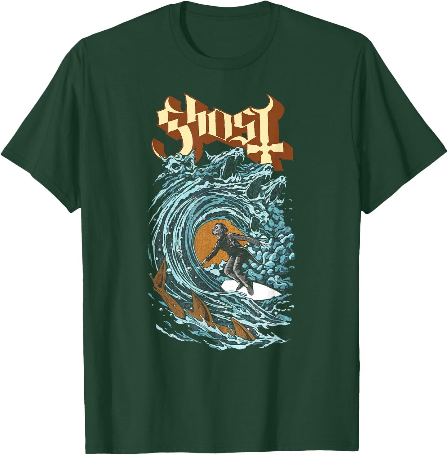 Ghost - Evil Surfer T-Shirt - T-Shirt | Forest