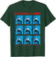Jaws The Expressions of Jaws Photo Grid Panel Small T-Shirt - T-Shirt | Forest