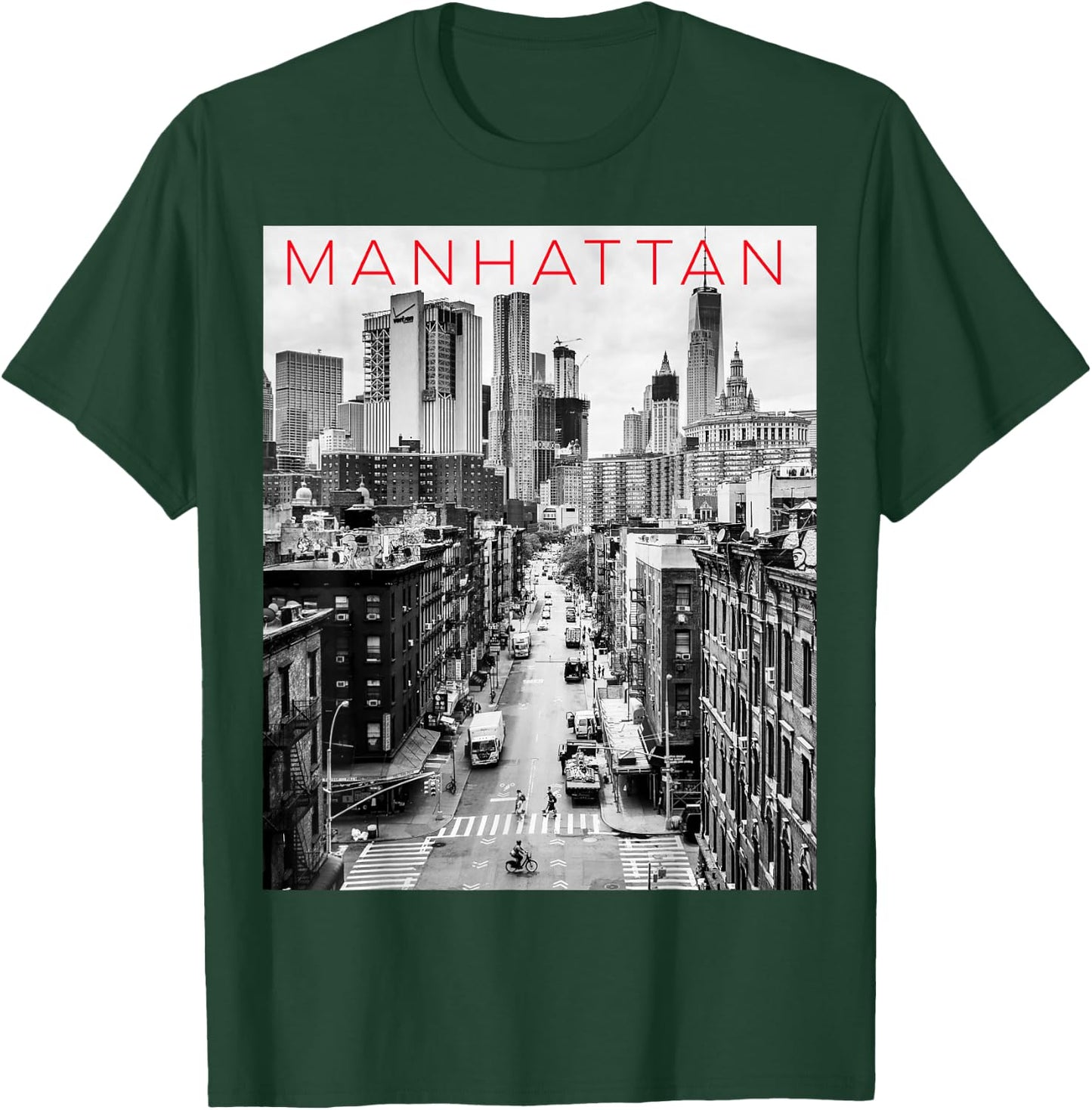 Manhattan T Shirt NYC New York City T-Shirt - T-Shirt | Forest