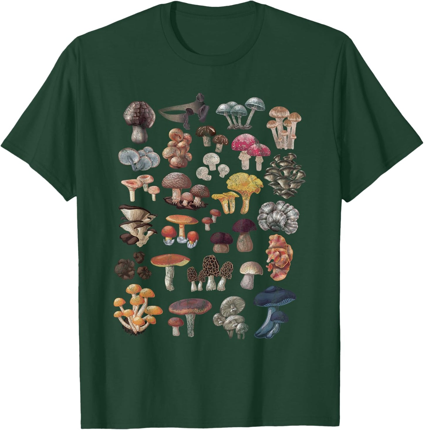 Mushroom Season Mycology Fungi Foraging Mushroom Lover T-Shirt - T-Shirt | Forest
