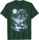 Pigeon Howling at Moon 90's Retro Birdwatcher T-Shirt - T-Shirt | Forest