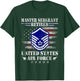 Master Sergeant Retired Air Force Military Retirement Gifts T-Shirt - T-Shirt | Forest