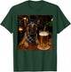 Belgian Malinois Drinking Beer Funny Dog Meme T-Shirt - T-Shirt | Forest