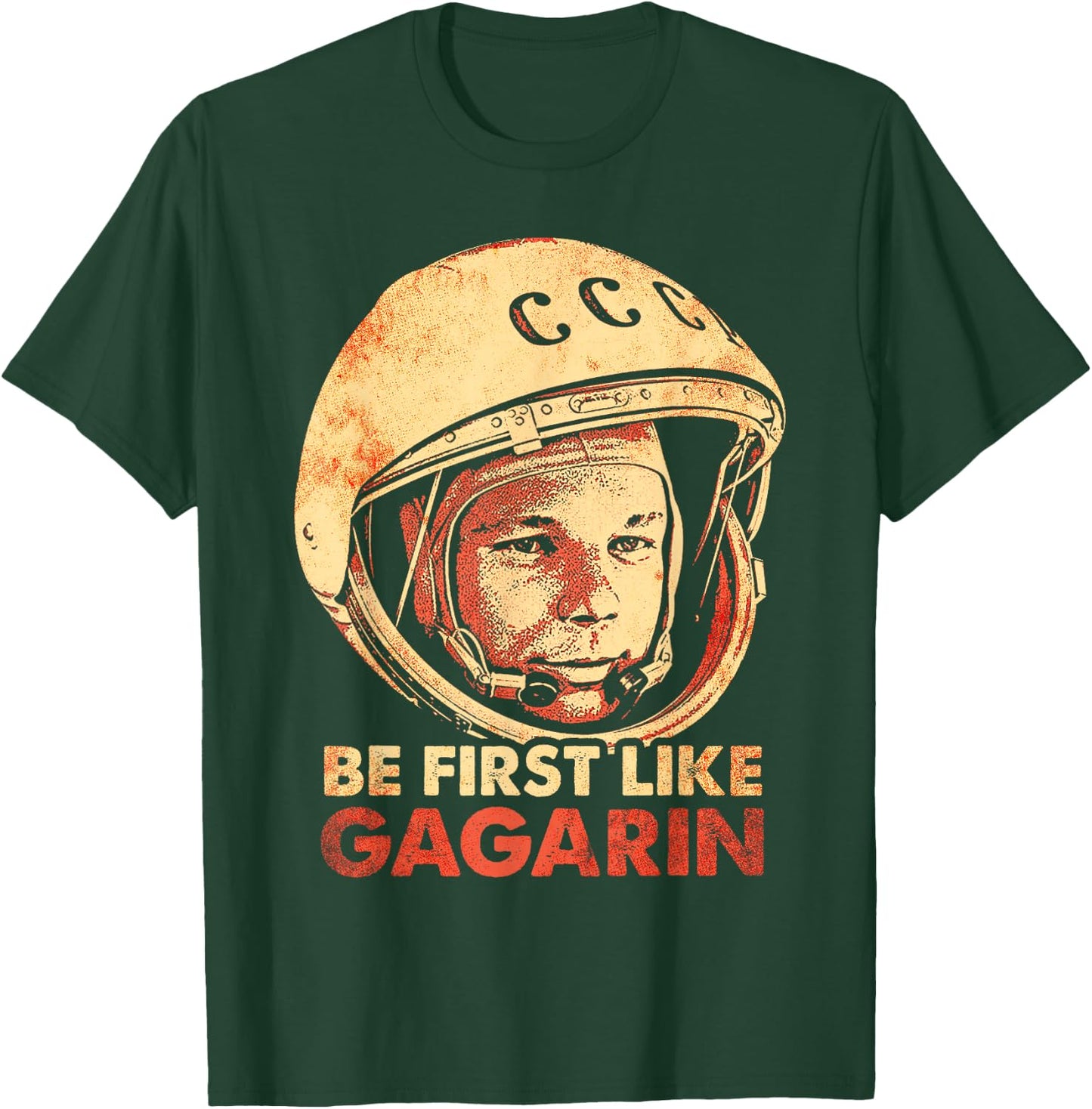 Yuri Gagarin Cosmonaut Astronaut Space First Soviet Union T-Shirt - T-Shirt | Forest