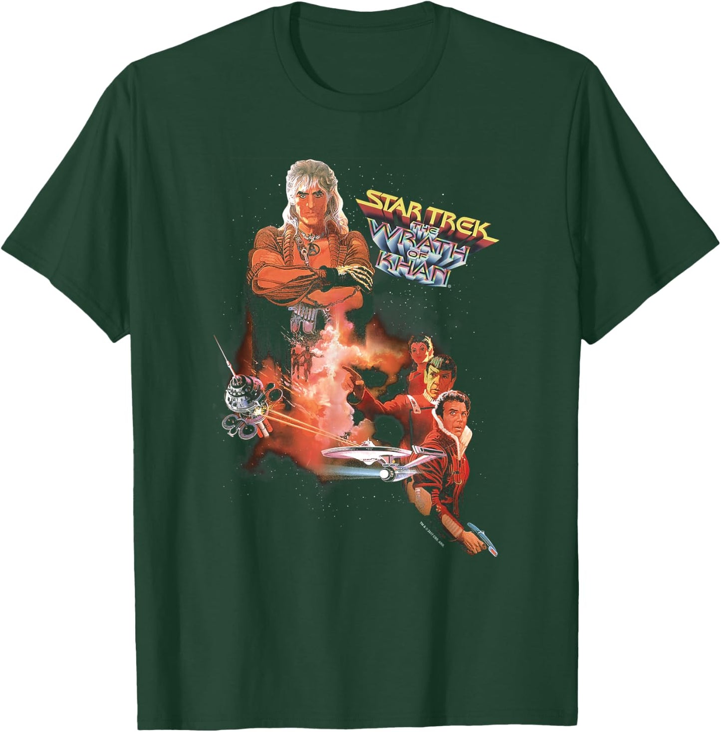 Star Trek Wrath Of Khan Movie T-Shirt - T-Shirt | Forest