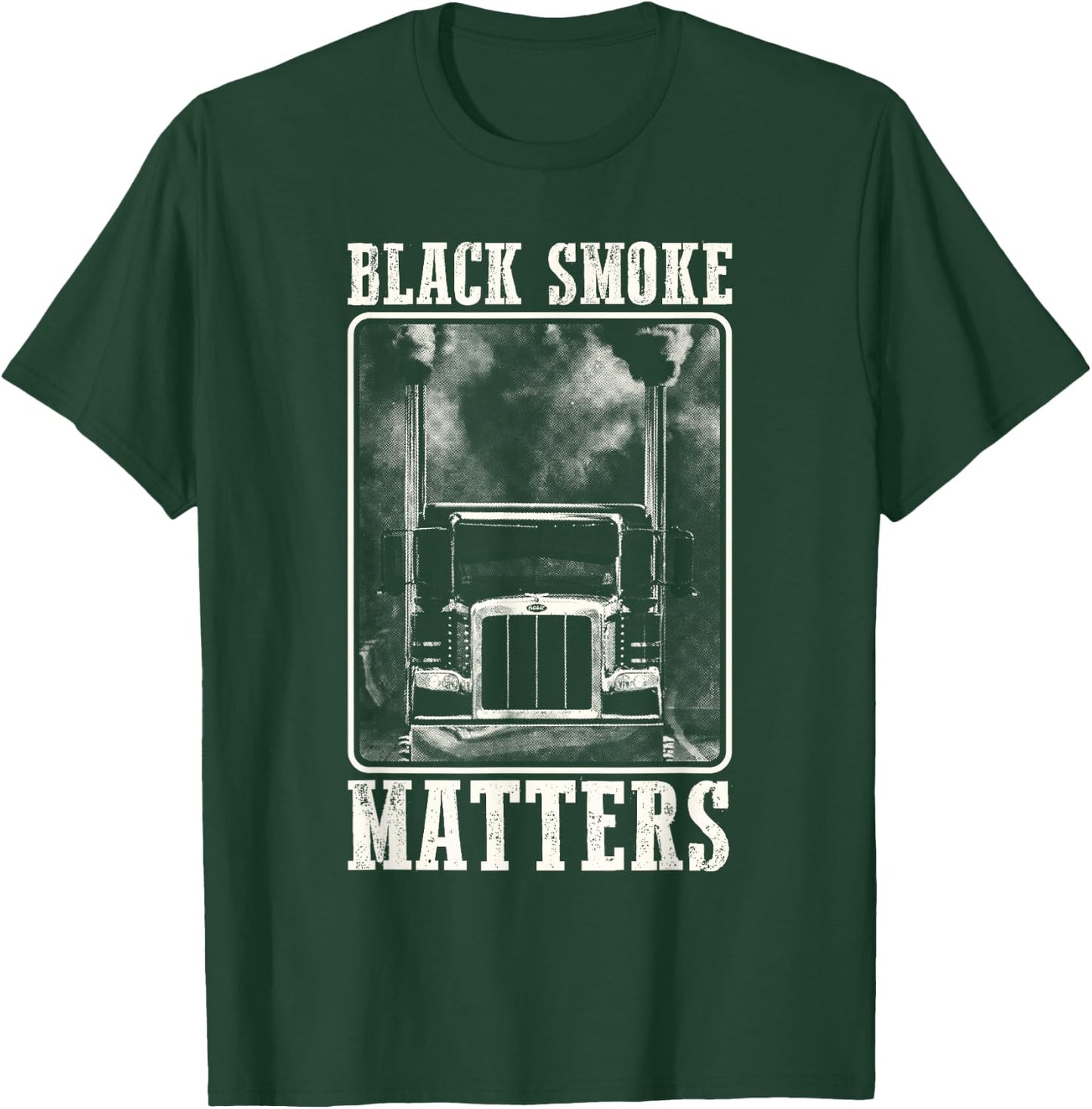 Super Trucker Big Rig Semi-Trailer Truck Driver T-Shirt - T-Shirt | Forest