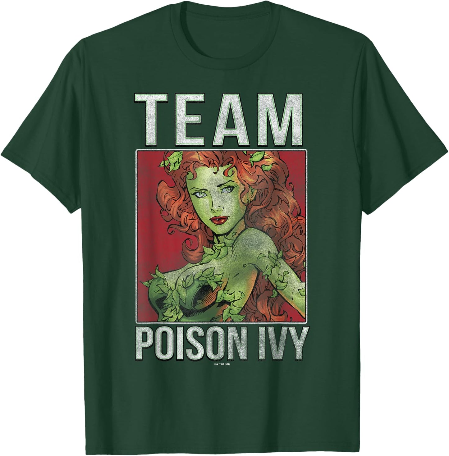 DC Comics Batman Team Poison Ivy Big Face Poster T-Shirt - T-Shirt | Forest