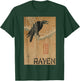 Japanese Yokai Raven Yurei Crow Oni T-Shirt - T-Shirt | Forest