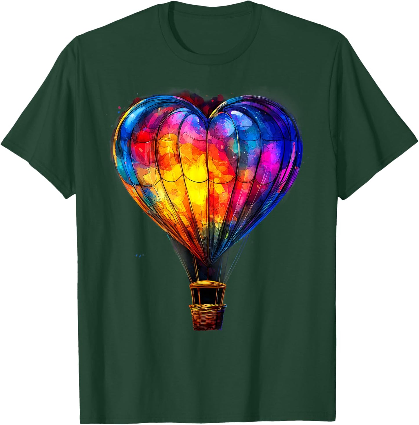 Hot Air Balloon Ride Festival Hot Air Ballooning T-Shirt - T-Shirt | Forest